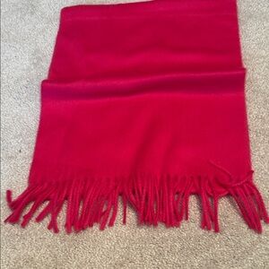 Elegant Pink Fringe Scarf
